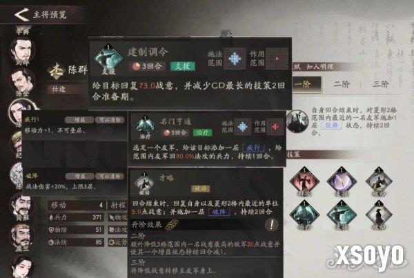 三国望神州陈群技能是什么 陈群技能介绍