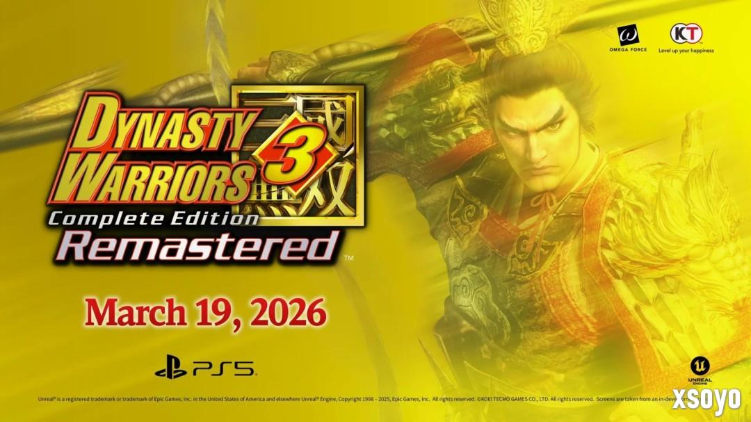 《真三国无双2》复刻版预告 2026年3月19日发售
