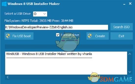 Windows 8 USB Installer Makerv1.0