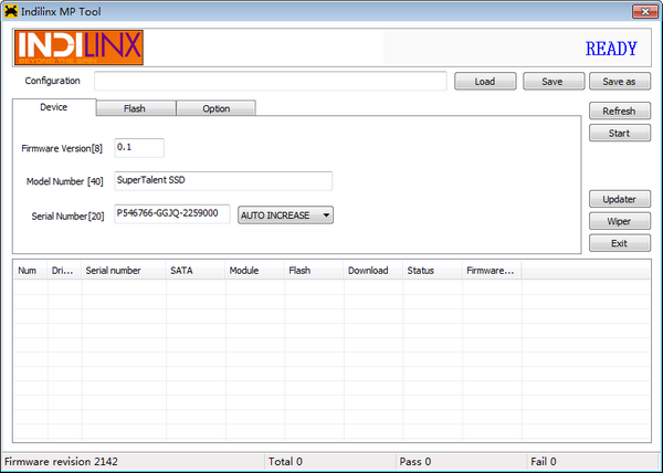 Indilinx MP ToolV0.0.0.1