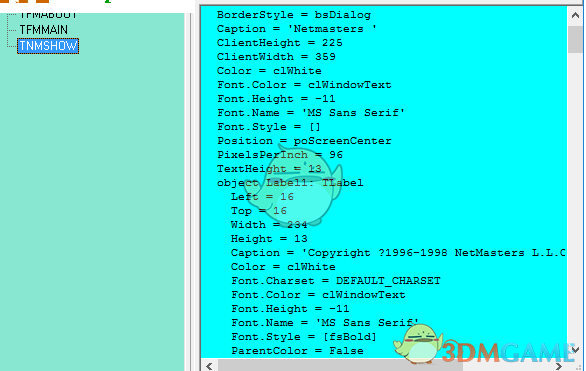 Delphi DFM Explorer(Delphi编译工具) 0.1b