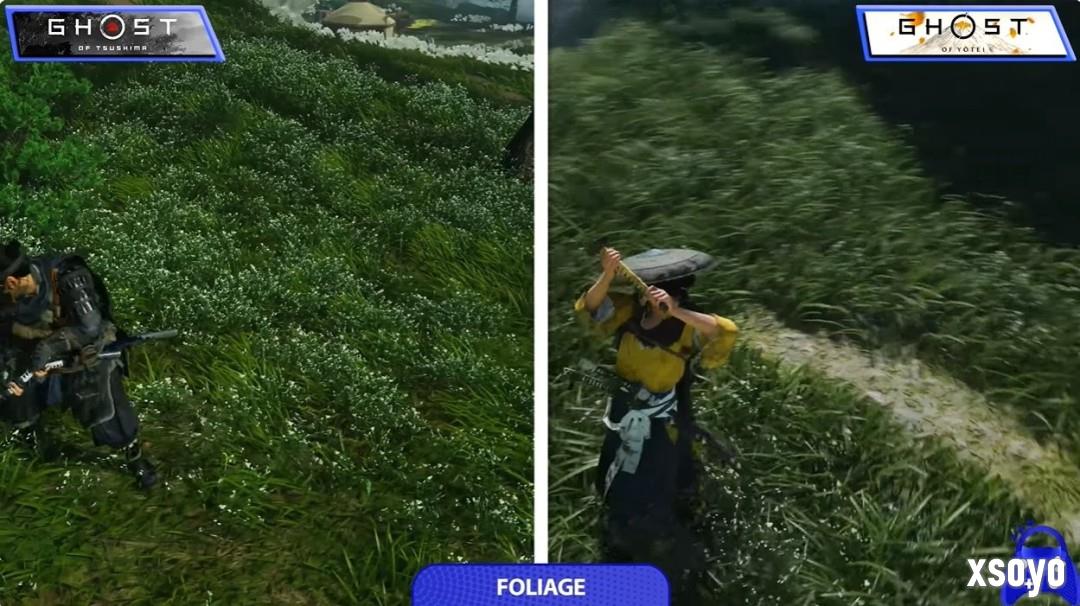 显著提升！ 《羊蹄山之魂》与《对马岛之魂》最终画面对比