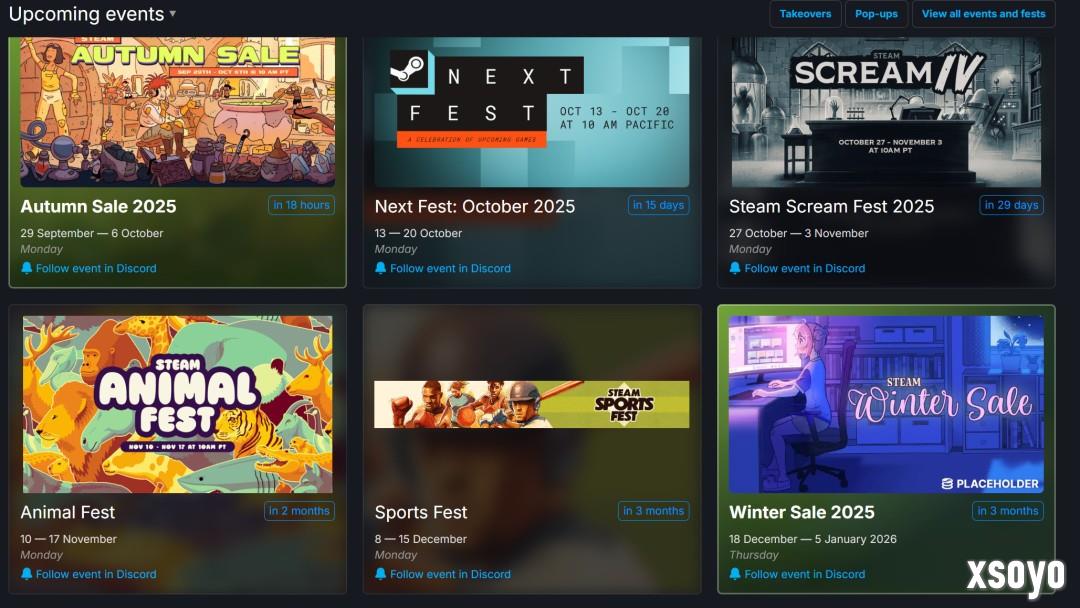 国庆中秋假期剁手正当时！Steam秋季特卖明天凌晨1点开启