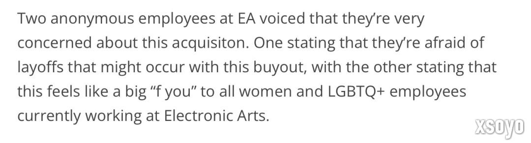 玩家欢呼EA的gay时代将终结 更专注于游戏本身