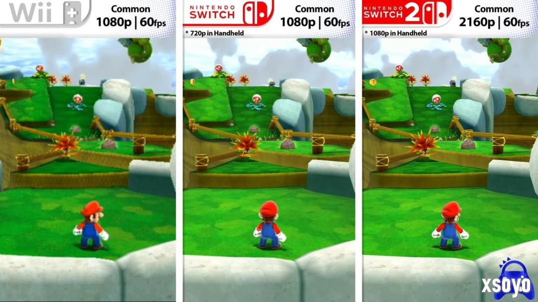 新增原生4K！《超级马里奥银河1+2》历代主机对比