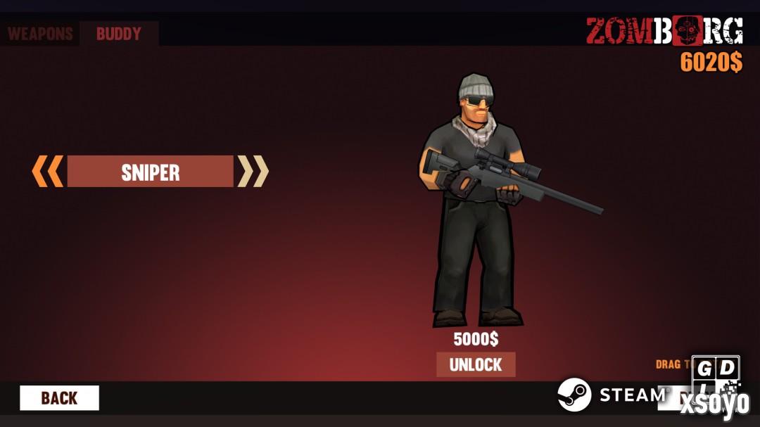 Steam喜加一！末世丧尸策略射击游戏《Zomborg》