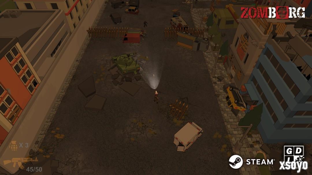 Steam喜加一！末世丧尸策略射击游戏《Zomborg》