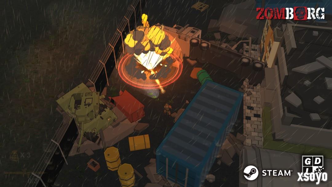 Steam喜加一！末世丧尸策略射击游戏《Zomborg》