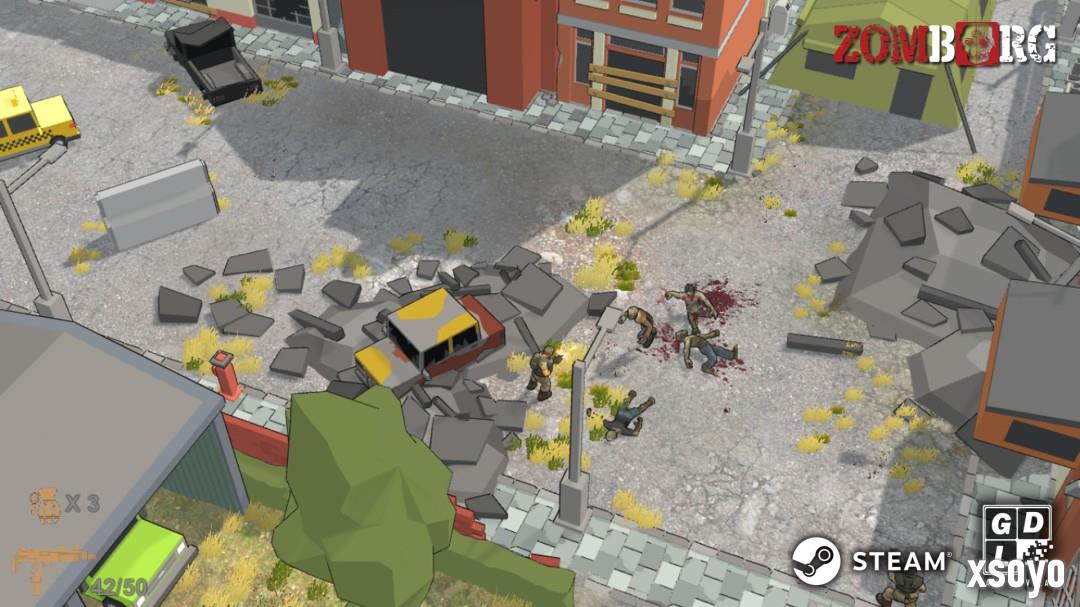 Steam喜加一！末世丧尸策略射击游戏《Zomborg》