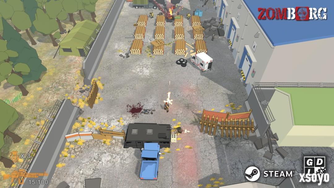 Steam喜加一！末世丧尸策略射击游戏《Zomborg》