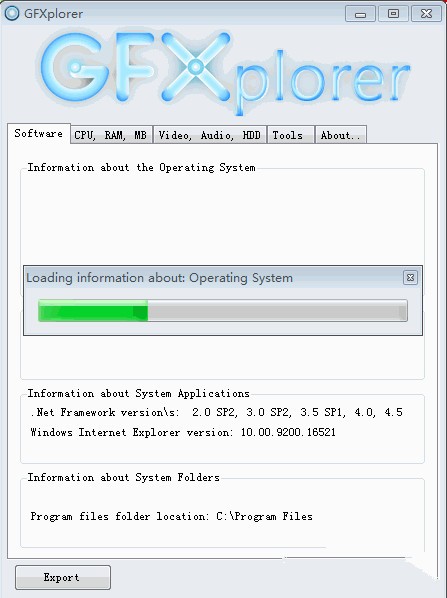 GFXplorer(硬件信息检测工具)v3.15