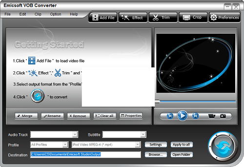 Emicsoft VOB ConverterV4.1.20