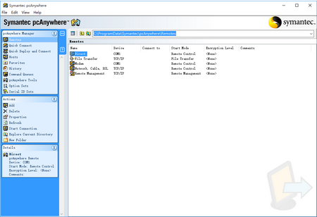 Symantec pcAnywhereV11.5