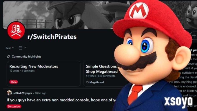 任天堂起诉Reddit知名盗版版主 赔偿450万美元