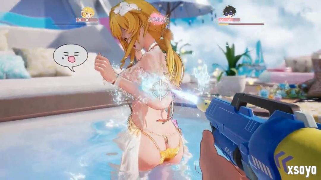 《尘白禁区》泳装嬉水场景 芬妮太性感了！