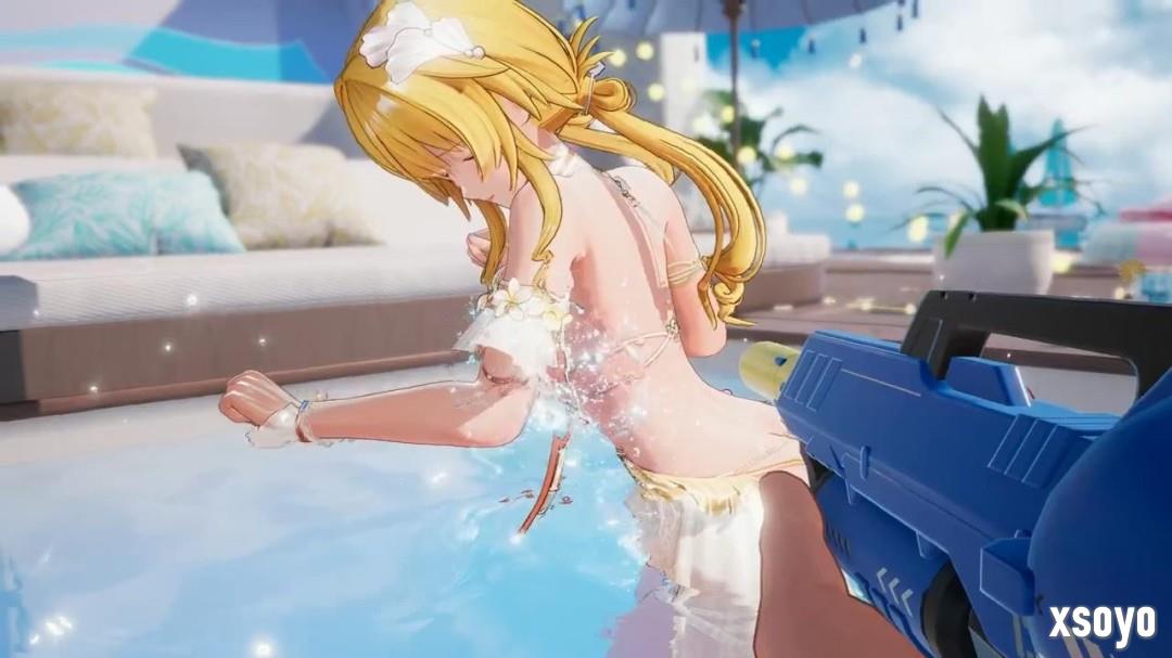 《尘白禁区》泳装嬉水场景 芬妮太性感了！