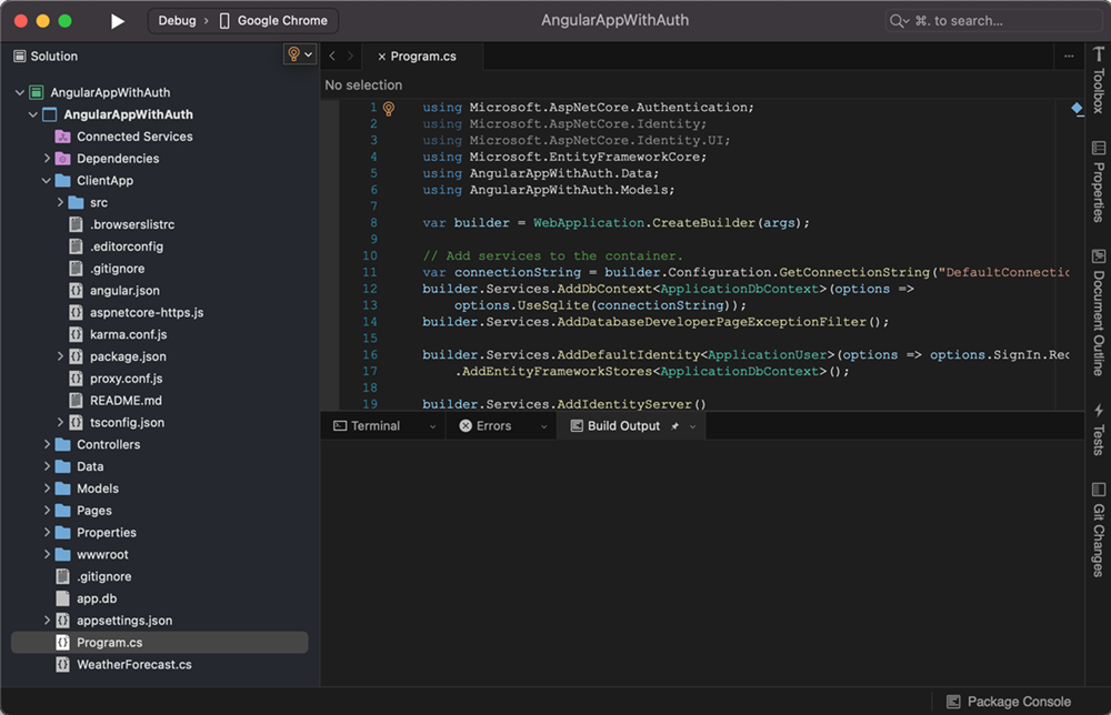 Visual studio code Mac版