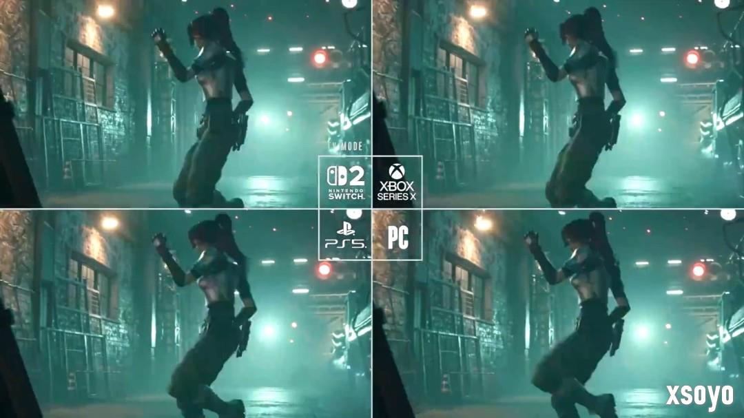 《最终幻想7：重制版》四大平台画面对比 来看看差别