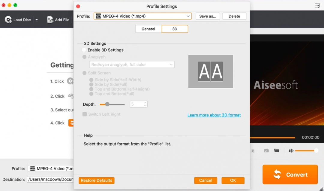 Aiseesoft Video Converter Mac版