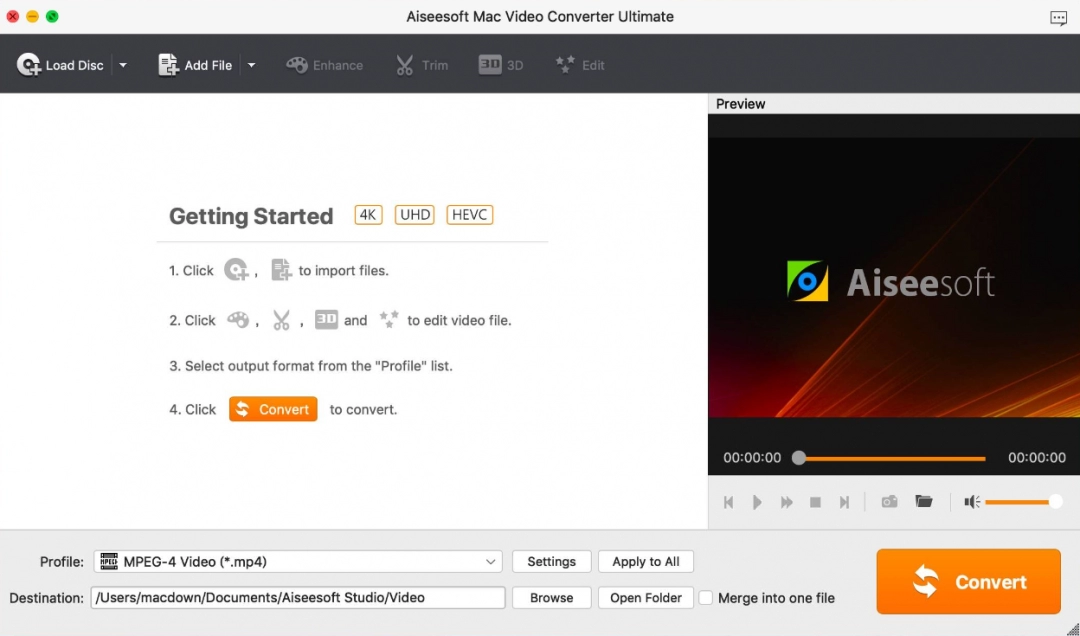 Aiseesoft Video Converter Mac版