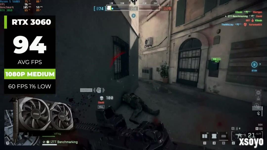 《战地6》低端GPU测试 3060也能跑出百帧