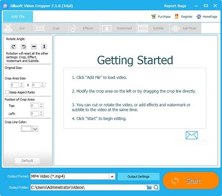 Gilisoft Video Cropper7.1