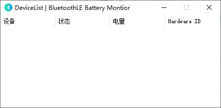 BluetoothLE Battery Monitor