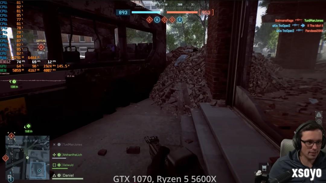 《战地6》优化贼好 将近10年的GTX 1070也能流畅2K玩