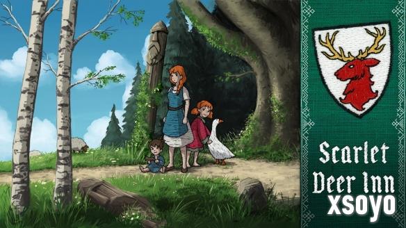 刺绣平台冒险游戏《Scarlet Deer Inn》邀你于 Steam 新品节期间体验免费试玩！携手全新发行商 Aurakenn Games，共织奇幻旅程