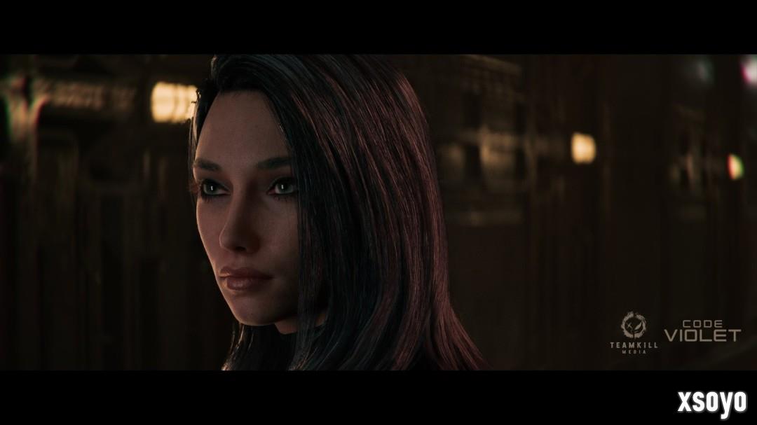 《Code Violet》女主角模型图 漂亮性感诱惑