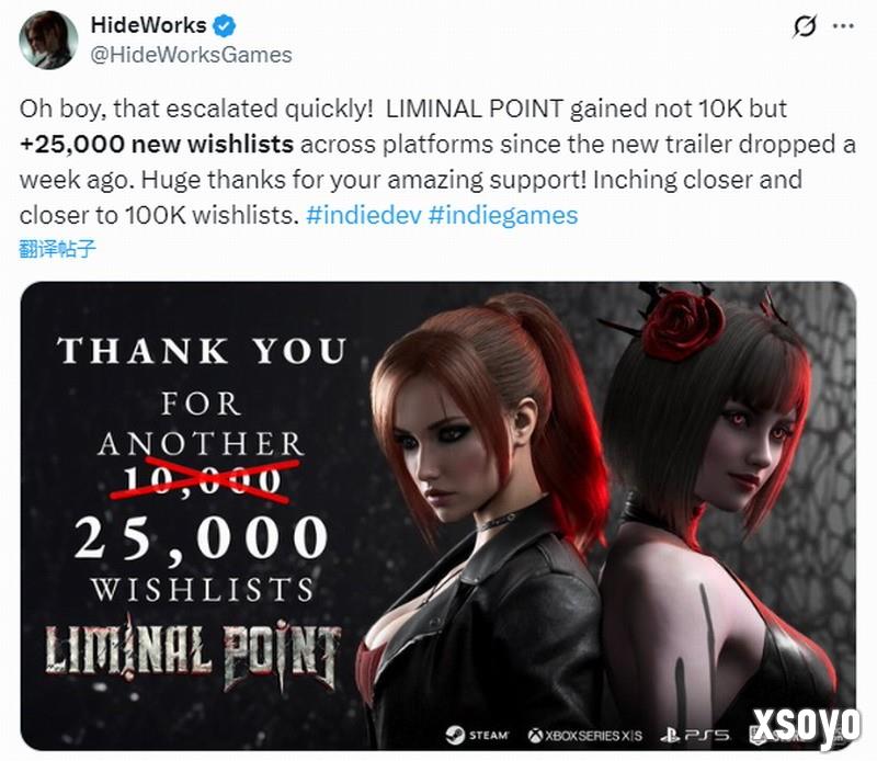 超2万玩家将《阈限点》加入愿望单 漂亮女主吸睛