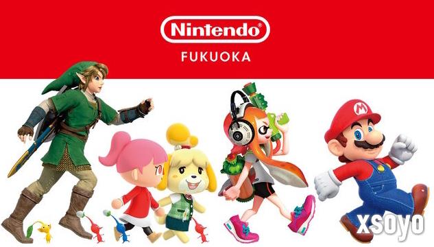 任天堂公布日本第四家官方直营店福冈 游戏周边一应俱全