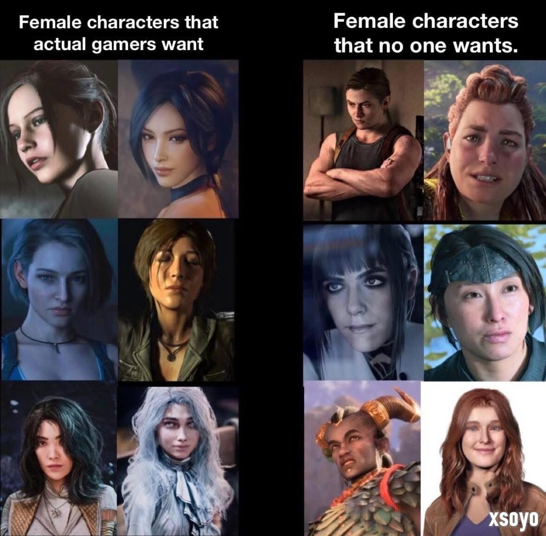 吵翻天!外网热议:游戏里的女角色必须漂亮吗?