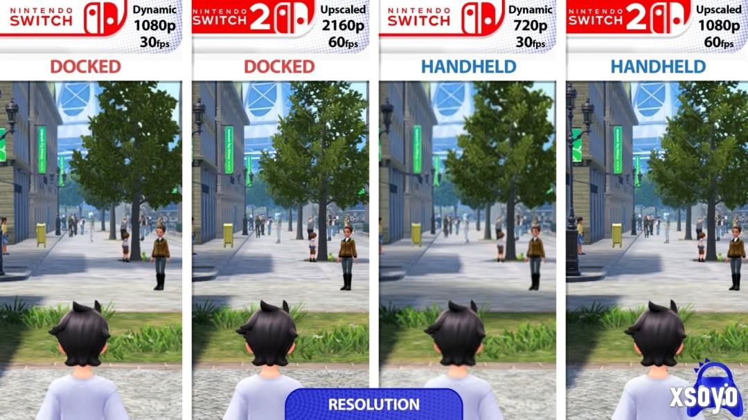 本质跨时代作品！ 《宝可梦传说Z-A》两代Switch对比