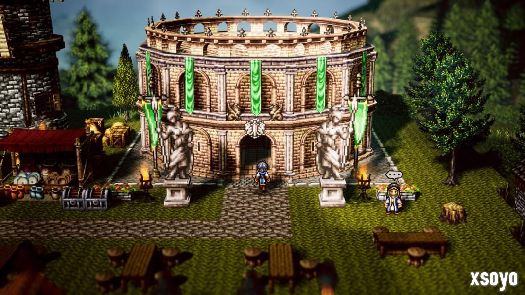 《歧路旅人0》新情报公开 游戏角色以及设施等