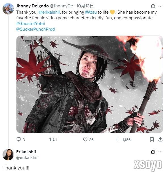 《羊蹄山之魂》女主笃美照 脸模转发并表示满意
