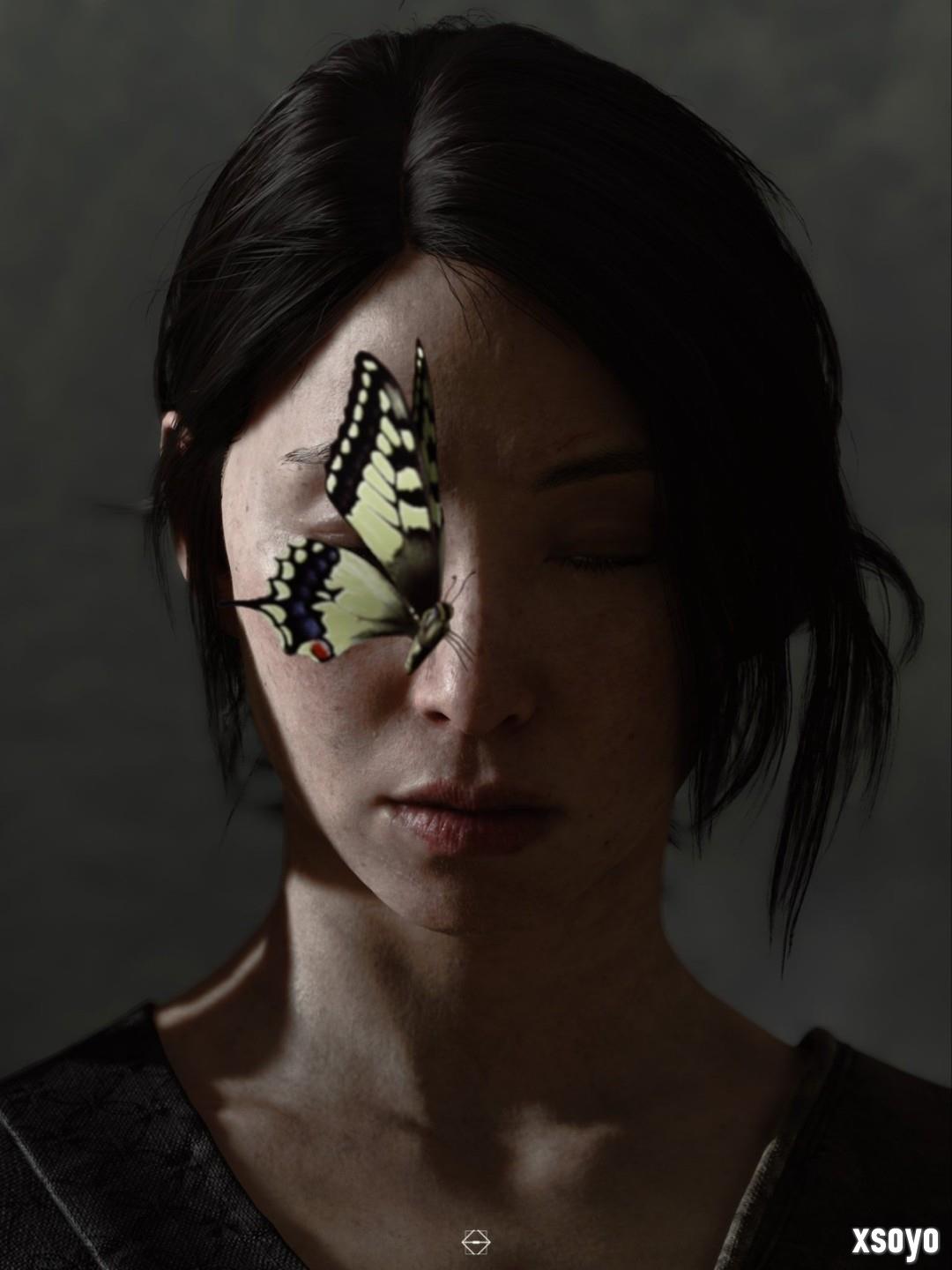 《羊蹄山之魂》女主笃美照 脸模转发并表示满意