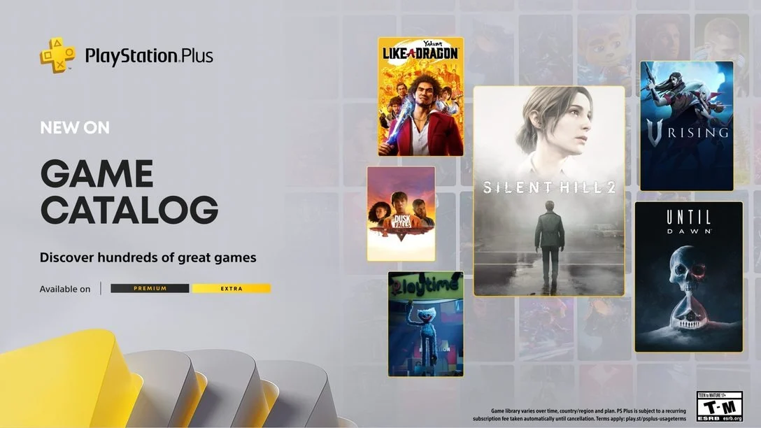 PS+ 10月份会免游戏公布 《寂静岭2:重制版》领衔