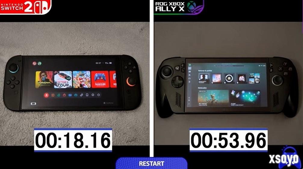 几乎全方位领先！ ROG Xbox Ally X与Switch2性能对比