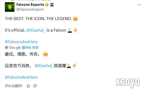 丁神要哭了！“小孩”曾卓君正式加入沙特Falcons战队