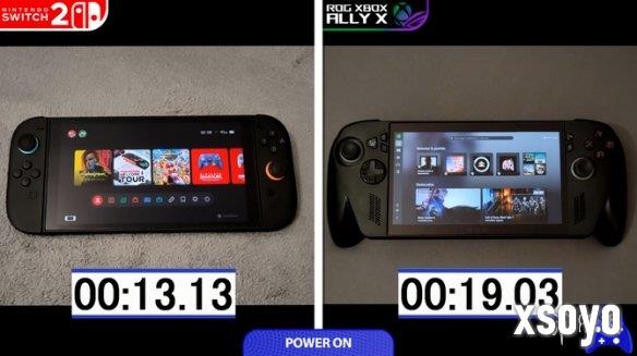 外媒测试Switch2 vs ROG Xbox Ally X性能比较 谁赢?