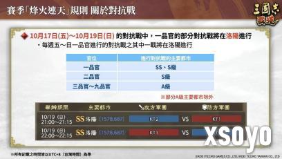 『三国志 霸道』新长期赛季「烽火连天」开幕！全新LR武将于10月更新登场