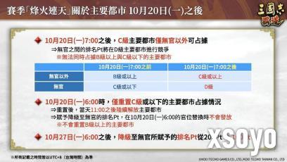 『三国志 霸道』新长期赛季「烽火连天」开幕！全新LR武将于10月更新登场