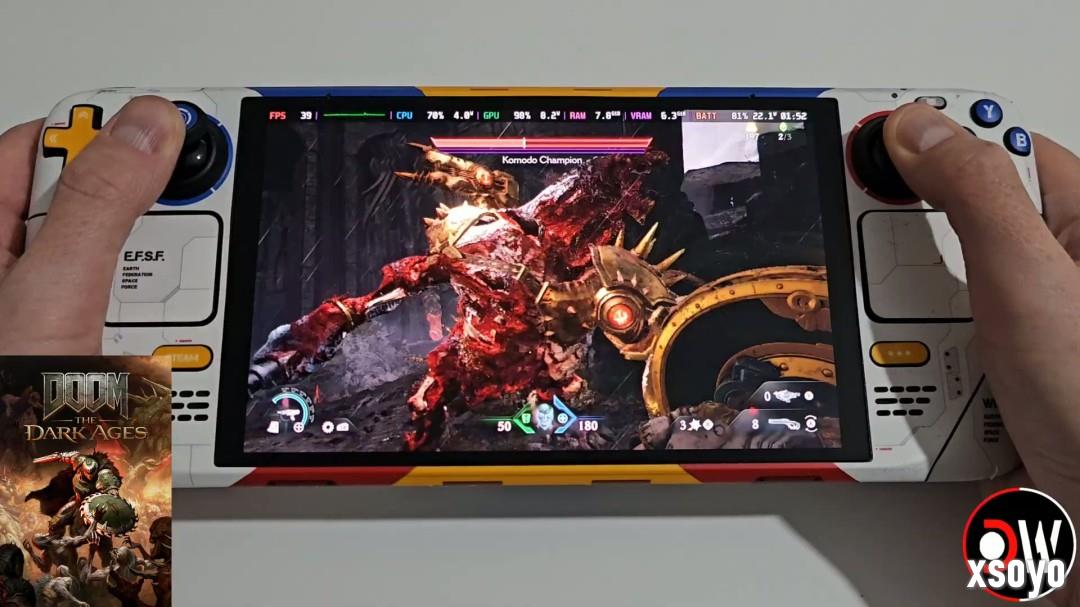 《毁灭战士：黑暗时代》现已通过Steam Deck认证