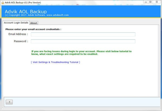 Advik AOL BackupV3.1