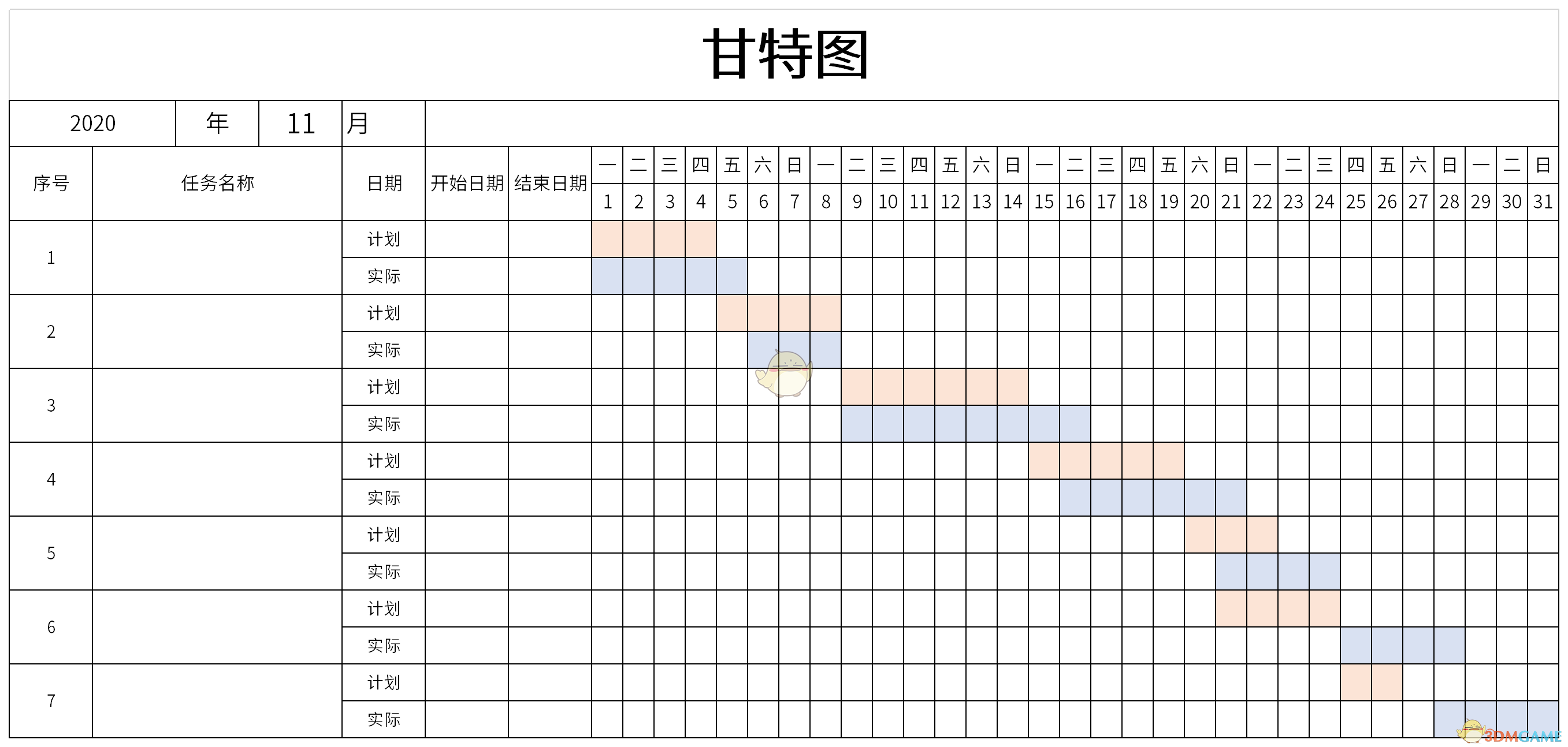 Excel甘特图插件