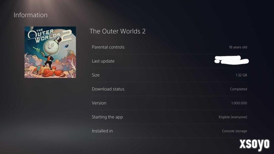 “钥匙”盘？  曝《天外世界2》PS5光盘实体版仅1.32GB