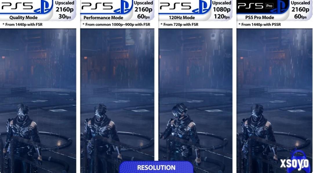 极致发挥PS5 Pro性能！ 《忍者龙剑传4》PS版画面对比
