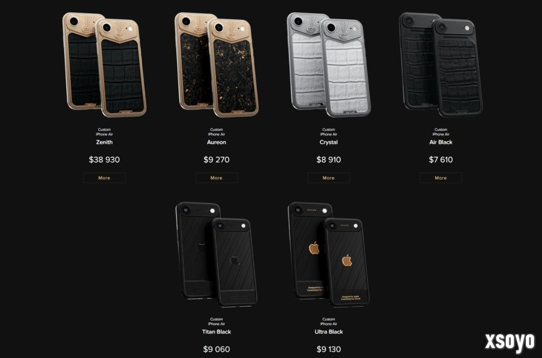 史上最贵iPhone Air发布:黄金鳄鱼皮打造 27万还限量