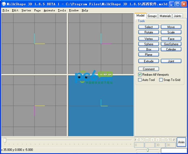 Milkshape 3D1.8.5